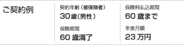 ご契約例