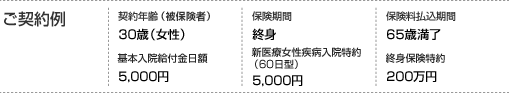 ご契約例
